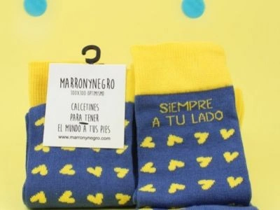 Producto: Calcetines divertidos y con diseños para regalar - Marronynegro
