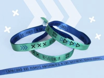 Producto: Pulseras con mensajes optimistas para regalar - Marronynegro