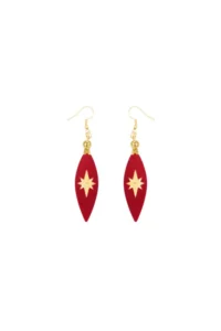 Producto: Pendientes Bola de Navidad Roja - Marronynegro
