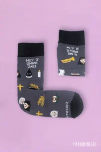 Producto: Calcetines Muy de Semana Santa - Marronynegro
