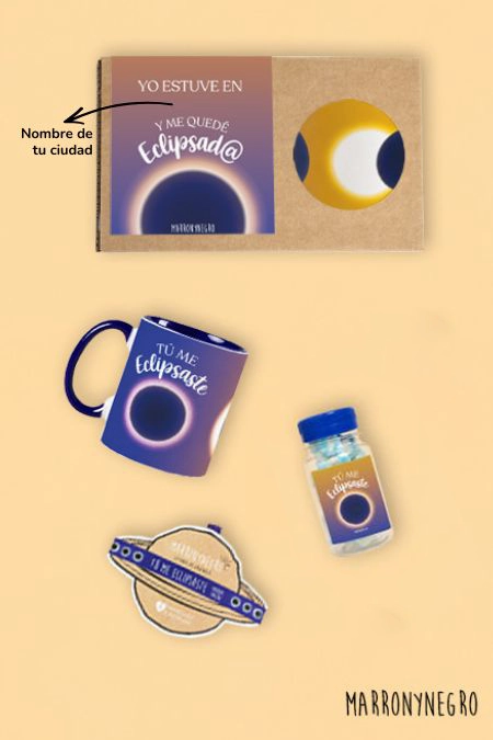 Producto: Pack Taza Personalizado Tú me eclipsaste - Marronynegro