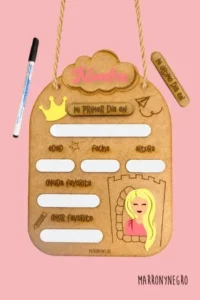 Producto: Placa Primer y Último Día de Curso – Princesas (copia) - Marronynegro